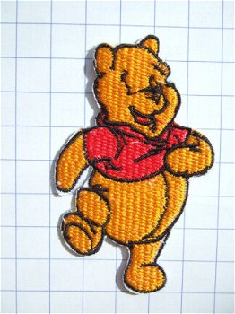 Winnie the Pooh wandelt, strijkapplicatie ~ 7,5 cm - 0