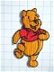 Winnie the Pooh wandelt, strijkapplicatie ~ 7,5 cm - 0 - Thumbnail