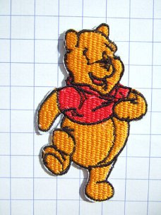 Winnie the Pooh wandelt, strijkapplicatie ~ 7,5 cm