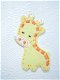 Gele Giraf strijkapplicatie ~ 8,5 cm - 0 - Thumbnail