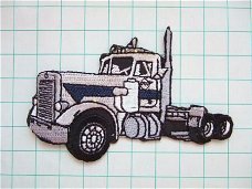 Amerikaanse truck strijkapplicatie ~ 8 cm ~ Grijs