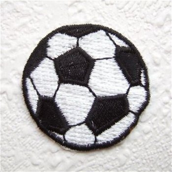 Voetbal strijkapplicatie ~ 4 cm - 0