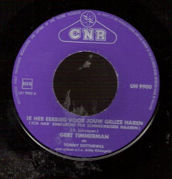 Gert Timmerman - Eerbied Voor Jouw Grijze Haren - CNR blauw Nederlands - 1