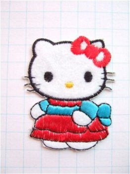 My Melody ~ Hello Kitty konijnen knoopje ~ 19 mm ~ Rood - 4