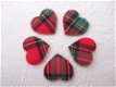 Kerstklok met strikje knoopje ~ 16 mm ~ Rood / groen - 4 - Thumbnail