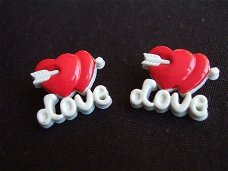 "Love" hartjes knoop ~ 21 mm
