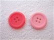 Grote ronde knoop ~ 23 mm ~ Roze - 2 - Thumbnail
