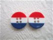 Nederlandse vlag knoopje ~ 11 mm - 2 - Thumbnail