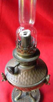 Antieke Hollandse petroleumlamp ca 1860. - 3