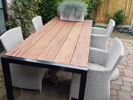 Robuuste Houten Tuintafel - Buitentafel - 3