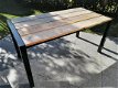 Robuuste Houten Tuintafel - Buitentafel - 4 - Thumbnail