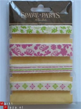 spare-parts ribbon pink/green - 1