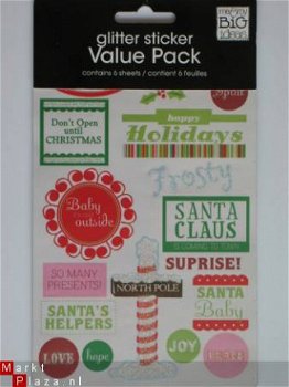 OPRUIMING: me&my big glitter sticker value pack sugarplum - 1