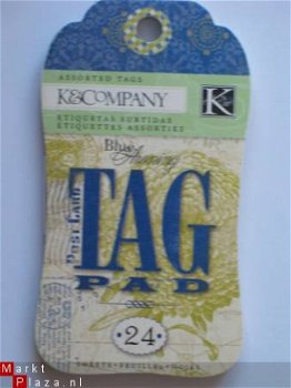 K&Company tag pad blue awning - 1
