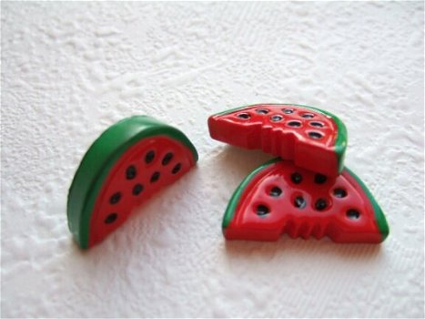 Watermeloen flatback ~ 27 mm - 2