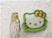 LAATSTE!!! Vlakke heldere Hello Kitty flatback ~ 23 mm ~ Blauw - 2 - Thumbnail