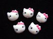 Mini Hello Kitty flatback met roze strik ~ 11 mm - 0 - Thumbnail