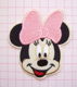 Zwarte Minnie Mouse flatback met strikje ~ 3 cm ~ Fuchsia roze - 5 - Thumbnail