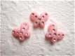 Mini vlinders met strass flatback ~ 11 mm ~ Roze - 0 - Thumbnail