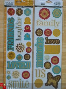 colorbok foil stamped chipboard friends