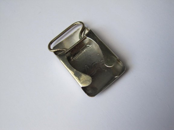 Zilveren Siam gesp met twee dansers 4.1x2.6 cm - Afbeelding 7