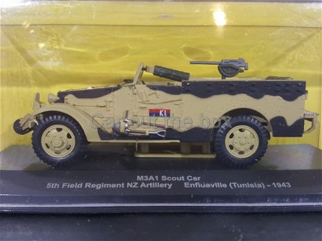 M3A1 Scout Car Tunisia 1943 1:43 Atlas ixo - 1
