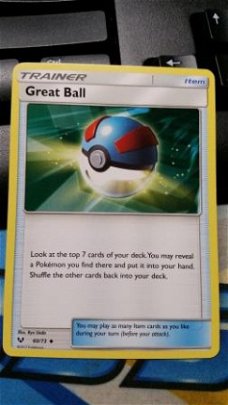 Great Ball  60/73  Uncommon S & M Shining Legends
