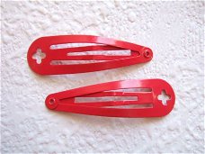 5 cm ~ Haarclip ~ Rood +