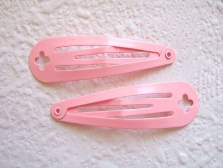 5 cm ~ Haarclip ~ Roze + - 0