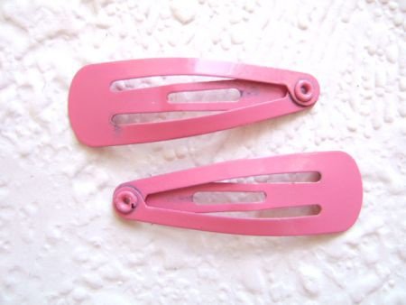 3 cm ~ Haarclip ~ Donker roze - 0