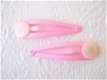 4 cm ~ Haarclip met pad ~ Roze - 0 - Thumbnail