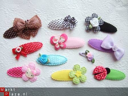 4 cm ~ Haarklemmetje ~ Barrette / French clips - 2