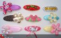 3 cm ~ Haarklemmetje ~ Barrette / French clips - 5 - Thumbnail