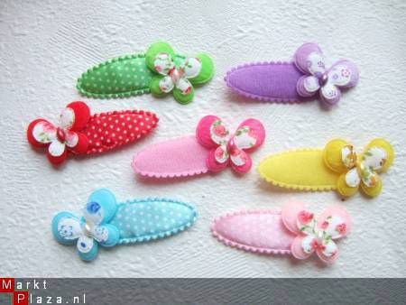 3 cm ~ Haarklemmetje ~ Barrette / French clips - 6