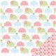 SALE NIEUW vel dubbelzijdig scrappapier April Showers Umbrella Perch van Three Bugs In A Rug. - 1 - Thumbnail