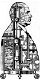 SALE NIEUW GROTE unmounted stempel HP1110 Robotic Human van PaperArtsy. - 1 - Thumbnail