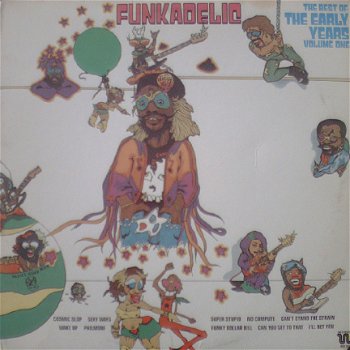 Funkadelic‎– Best Early Years Vol.1 -Rock,Soul,Funk,Psych-LP VINYL 1977 MINT Review copy.Never playe - 1