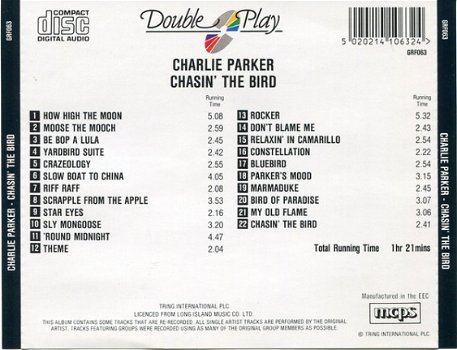 CD - Charlie Parker - Chasin' the bird - 2