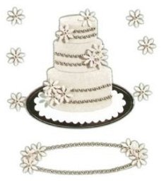 SALE NIEUW Jolee's Boutique Dimensional Stickers Wedding Cake