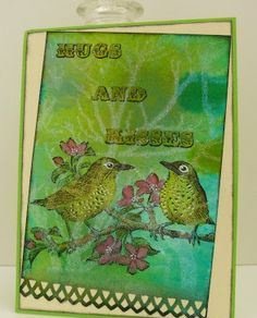 SALE NIEUW cling stempel set Sheet 141A + 141B Birds van Stampinback - 4