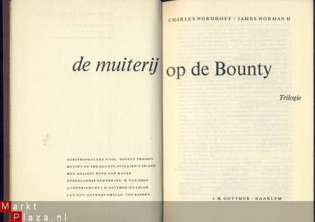 CHARLES NORDHOFF/JAMES NORMAN H**DE MUITERIJ OP DE BOUNTY* - 2