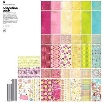 SALE NIEUW Collection paperpack Lemonade 12X 12 van Basic Grey - 1