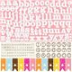 SALE NIEUW vel 12 inch Cardstock stickervel Dots & Stripes Alpha van Echo Park. - 1 - Thumbnail