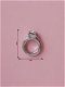 Bedel / Charm 0153, Zilveren ring - 1 - Thumbnail