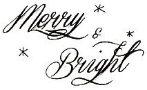 SALE NIEUW clear stempel Christmas Merry & Bright van Kaisercraft. - 1