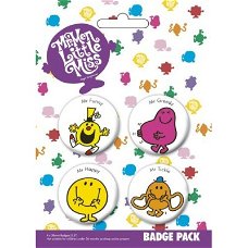 Mr. Men Little Miss buttons bij Stichting Superwens!