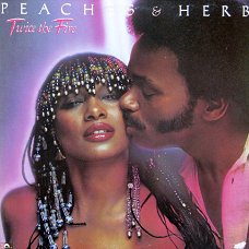 Peaches & Herb - Twice The Fire-Funk, soul, disco -LP VINYL 1979 MINT Review copy-Never played