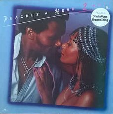 Peaches & Herb  ‎– 2 Hot! -Funk, soul, disco -LP VINYL 1978 MINT Review copy-Never played
