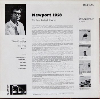 LP - Dave Brubeck - Newport 1958 - 1