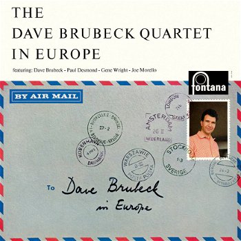 LP - The Dave Brubeck Quartet in Europe - 0